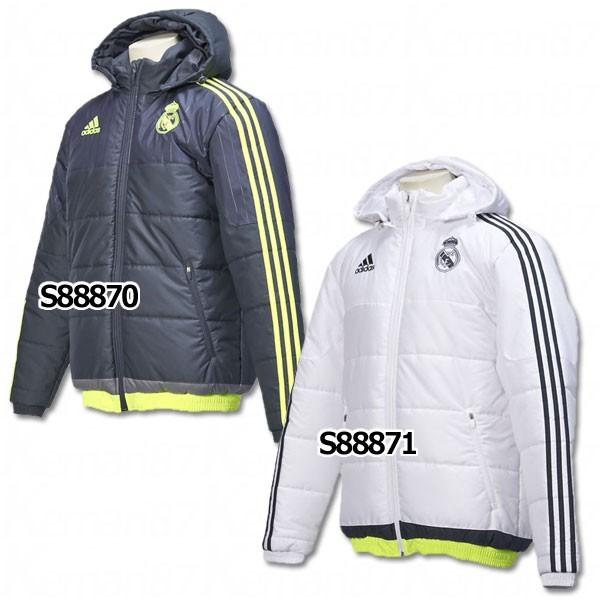15-16 レアル・マドリード　パデッドジャケット 希少 adidas レアルマドリード UCL パデッドジャケット XL 切替 - メルカリ