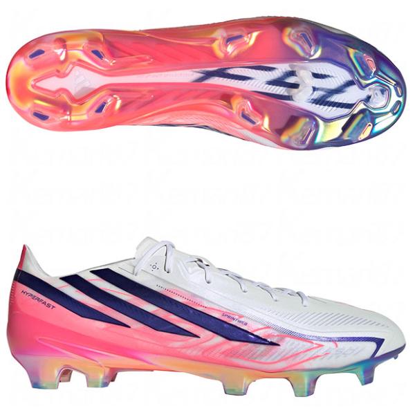 F50 HYPERFAST ELITE FG　フットウェアホワイト×ソーラーパープル　【adidas|アディダス】サッカースパイクkj3432