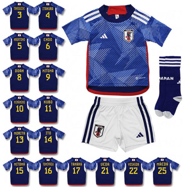 （NR/6.26）adidas 日本代表 サッカーシャツ 未使用品 5点セット adidas アディダス サッカー日本代表 2022 ホーム ミニキット