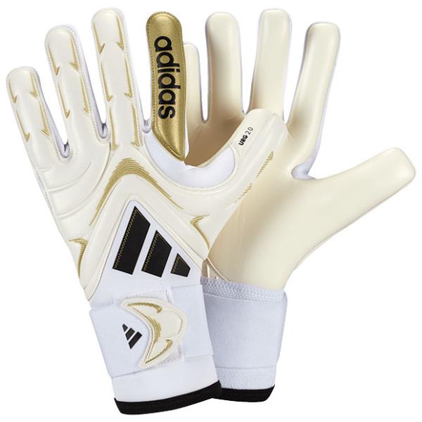 アディダス、大人/メンズ用ゴールキーパーグローブ。コパシリーズとのデザイン連動モデル。手の甲に通気性を高めるメッシュとラテックスを、手のひらにグリップ力を発揮するURG 2.0を採用。クラシックなサッカースタイルと革新的なイノベーションを融...