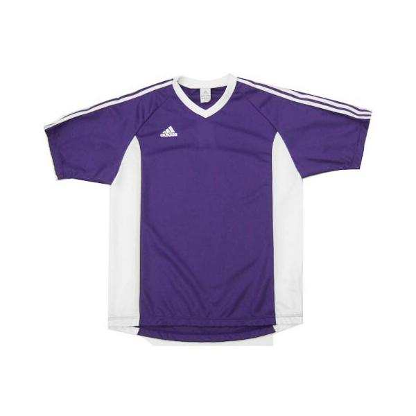 adidas Vネック3ストライプジャージー半袖 【adidas|アディダス adidas Vネック3ストライプジャージー半袖 【adidas|アディダス