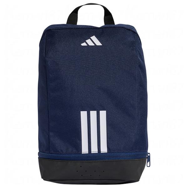 アディダス、大人/メンズ用シューズバッグ。TIROシリーズのシューズケース。練習や試合への移動時に活躍する、ジップクロージャー仕様のバッグ。素材：プレーンウィーブ品質：ポリエステル100％サイズ：NS(約37cm×23cm、10.6L)カラ...