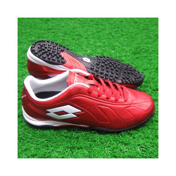 フツーラ 500 TF JR レッド×ホワイト 【lotto|ロット】サッカー