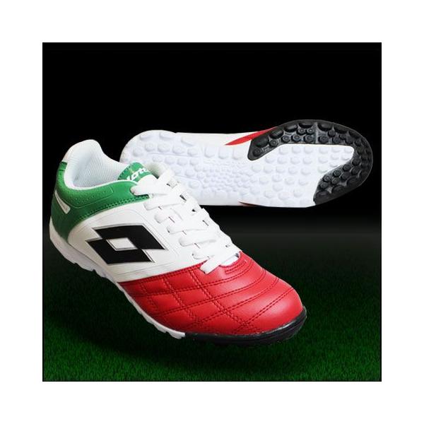 スタジオ ポテンザ 3 700 TF ホワイト×レッド 【lotto|ロット