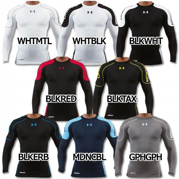 UNDER ARMOUR - アンダーアーマー LG HGコンプレッションLS ブラック MCM6710 長袖 UNDER ARMOUR - アンダーアーマー LG HGコンプレッションLS