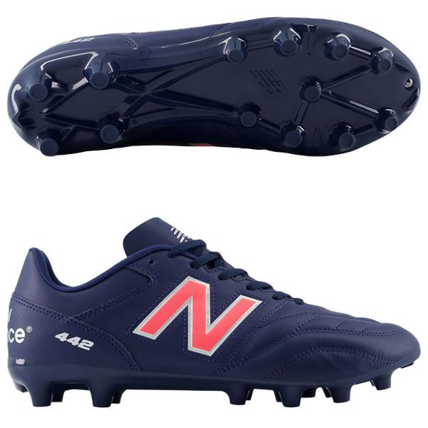 New Balance（ニューバランス） 442 V2 ACADEMY HG 2E ネイビー×レッド