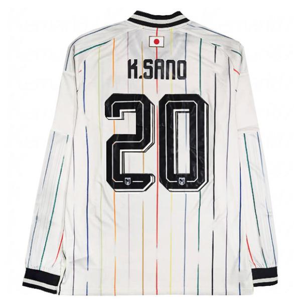 爆買!! 背番号20 佐野航大 アディダス サッカー日本代表 2026 アウェイ レプリカ ユニフォーム 長袖 jz9697 【adidas|アディダス】サッカ