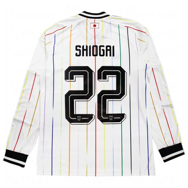 爆買!! 背番号22 塩貝健人 アディダス サッカー日本代表 2026 アウェイ レプリカ ユニフォーム 長袖 jz9697 【adidas|アディダス】サッカ