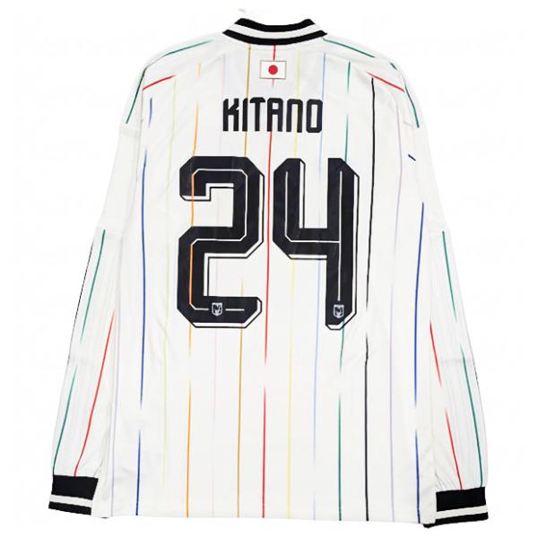 爆買!! 背番号24 北野颯太 アディダス サッカー日本代表 2026 アウェイ レプリカ ユニフォーム 長袖 jz9697 【adidas|アディダス】サッカ