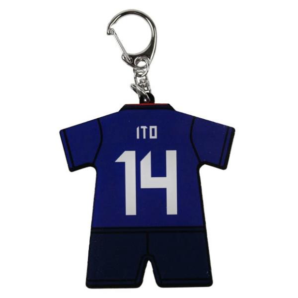 サッカー日本代表　サッカー　伊東純也　ユニフォームベア キーホルダー 2個セット