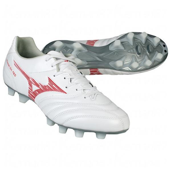 ミズノ、大人/メンズ用サッカースパイク。チャージパック(CHARGE PACK)。モレリア・モレリアネオの魂を受け継ぐモナルシーダネオシリーズ、スーパーワイドモデルスパイク。アッパーにマイクロファイバーとソフト人工皮革を採用。◆取り扱い店舗...