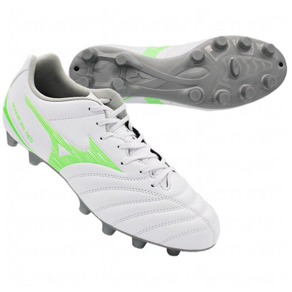 モナルシーダ NEO 3 SELECT　ホワイト×ネオングリーン　【MIZUNO|ミズノ】サッカースパイクp1ga252537