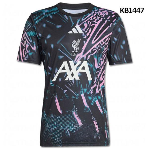 リバプール adidas シャツ 黒 LFC Adidas メンズ 25/26 サードショートスリーブゴールキーパージャージー