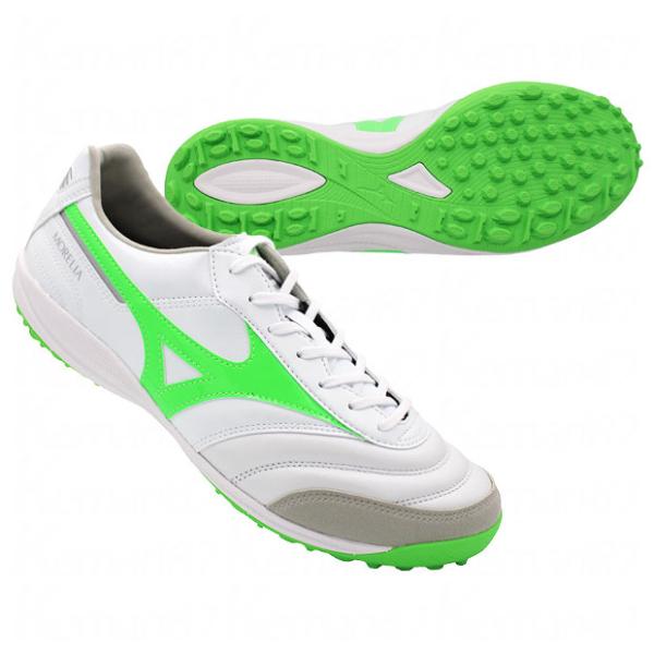 Mizuno モレリア フットサルシューズ ホワイト/グリーン MIZUNO ミズノ モレリア SALA ELITE TF(ホワイト×グリーン