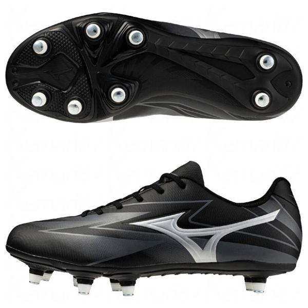 ※プレー時の安全性の確保のため、着用前に必ずスタッドのゆるみ等のチェックをお願いします。ミズノ、大人/メンズ用ラグビー取替式スパイク。スーパーワイドフィットのフォワード向けクラブモデル。◆カップインソール(突き上げ緩和タイプ)アッパー：人工...