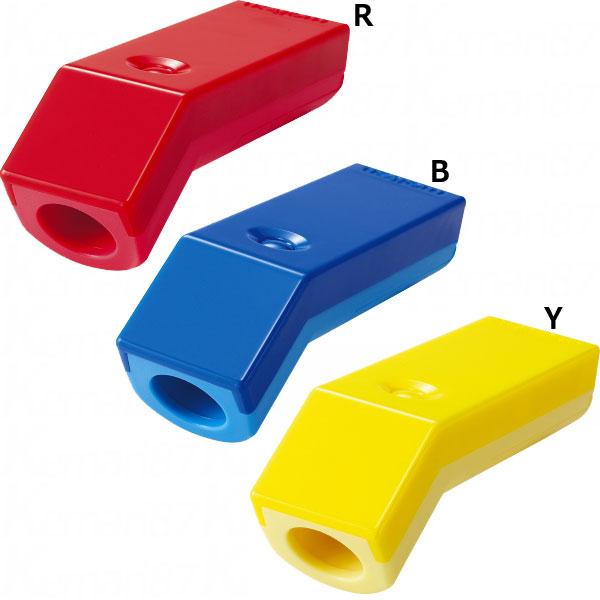 素材：プラスチック音量：約120dB/10cmサイズ：長さ13.5×幅3.7cm重量：約90g付属品：ロープ(調整リング2個付き)電池：単三乾電池2本(別売り)