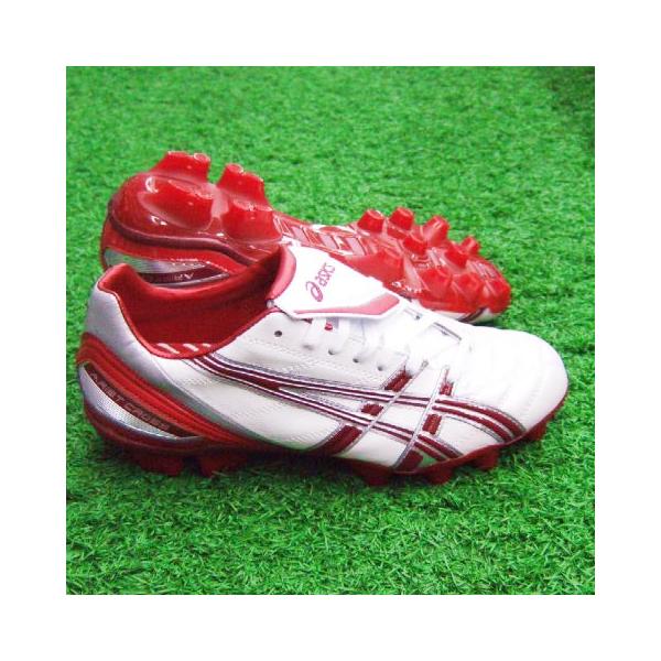 asics サッカーシューズ レッド/ホワイト ASICS アシックス DS LIGHT PRO(ホワイト×レッド)【☆アシックス