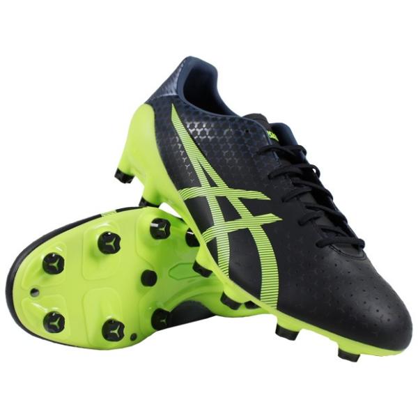 アシックス　サッカースパイク　メナス3 ASICS メナス 3 ブラック×ハザードグリーン 【asics|アシックス