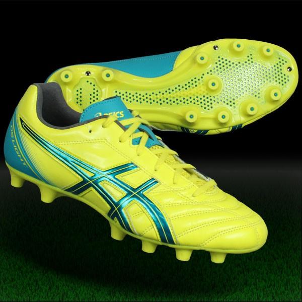 ASICS DS LIGHT イエロー サッカーシューズ ASICS（アシックス） DSライト 2 wide ブレイジングイエロー×ラピス