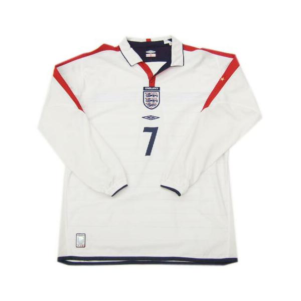 umbro イングランド代表 ホームゲームジャージ 長袖 #7 umbro イングランド代表 ホームゲームジャージ 長袖 #7