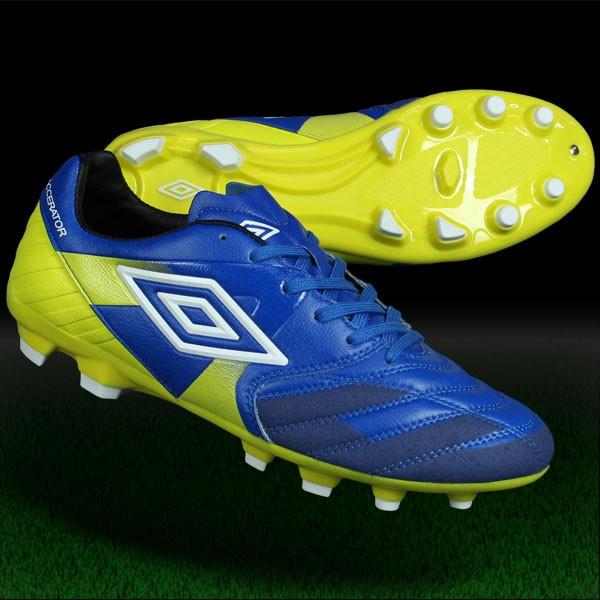 アンブロ サッカースパイク アクセレイター プロ(ブルー×イエロー)