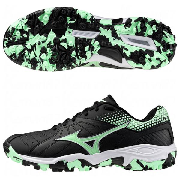 ウェーブ ガイア 3　ブラック×グリーン　【MIZUNO|ミズノ】ハンドボールシューズx1gd185006