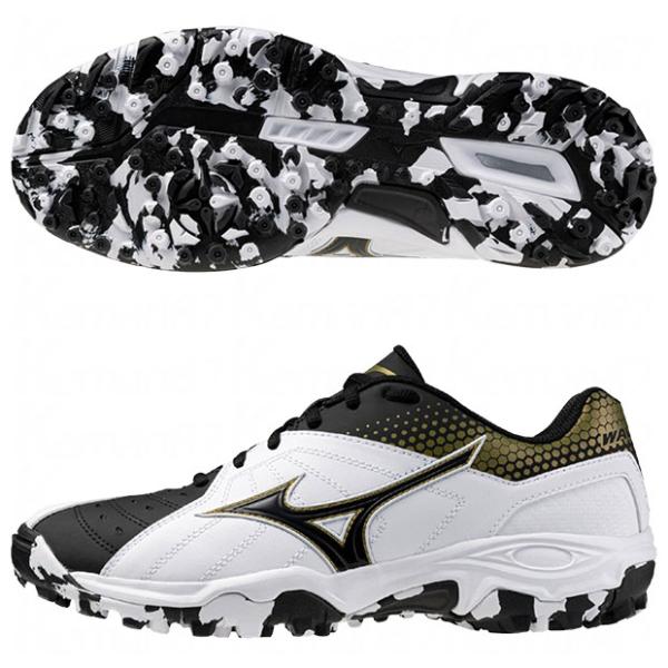 ウェーブ ガイア 3 WIDE　ホワイト×ゴールド　【MIZUNO|ミズノ】ハンドボールシューズx1gd235004