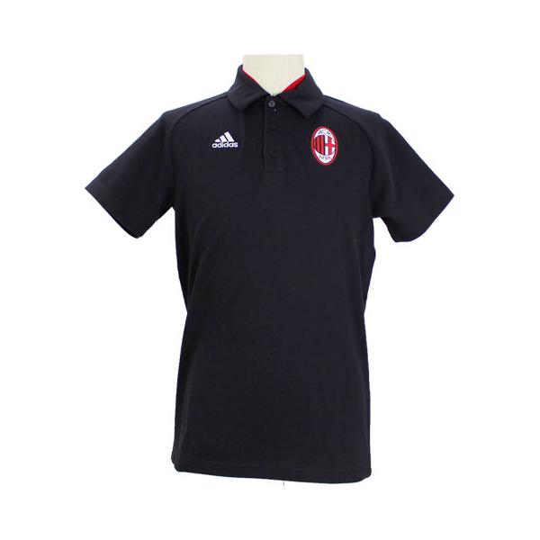 adidas ACミラン　ポロシャツ 超レア！ adidas AC MILAN アディダス ACミラン ロゴ刺繍 ポロシャツ
