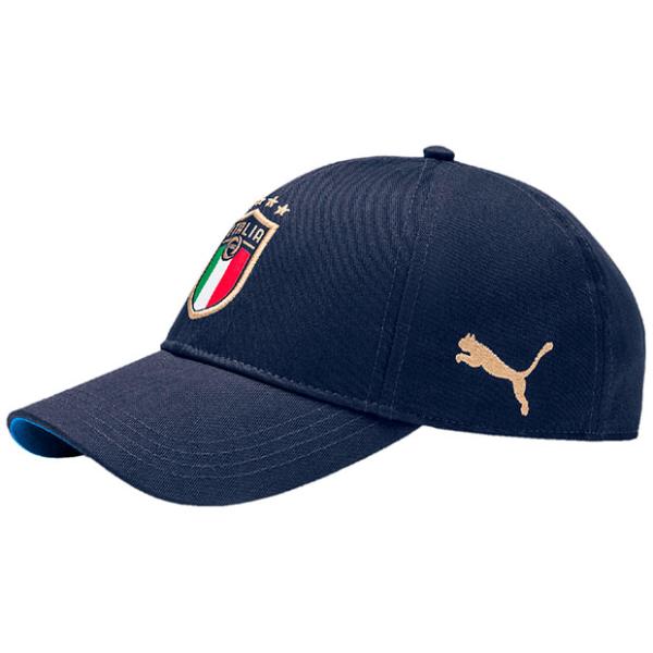イタリア代表 PUMA キャップ PUMA イタリア代表 FIGC チームキャップ ネイビー 【PUMA|プーマ