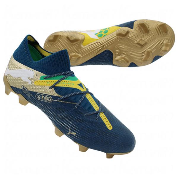 PUMAフューチャー 7 アルティメット BNA FG/AG PUMA Men's Future 7 Ultimate BNA FG/AG Blue/Green Gold