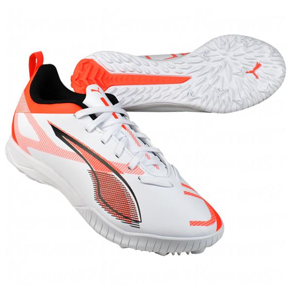 爆買!! ジュニア ウルトラ 5 プレイ TT + MID JR　プーマホワイト　【PUMA|プーマ】サッカーフットサルジュニアトレーニングシューズ108332