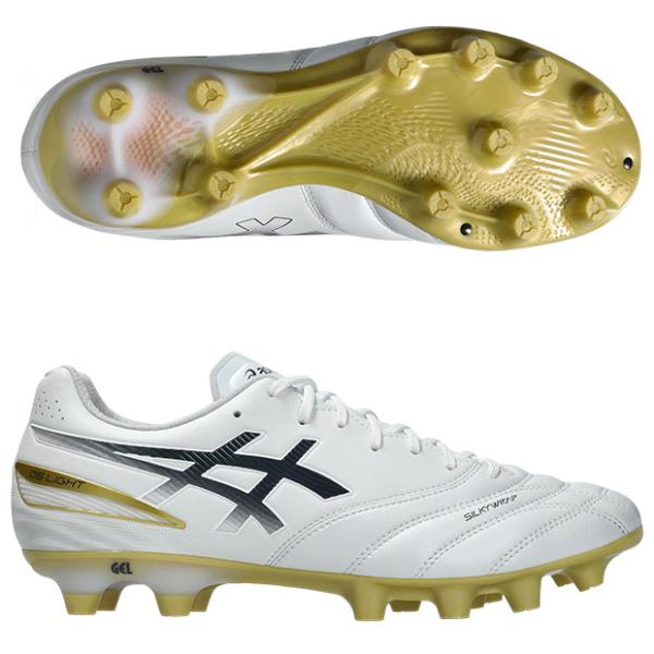 DSライト プロ ワイド　ホワイト×ミッドナイト　【asics|アシックス】サッカースパイク1103a122-103