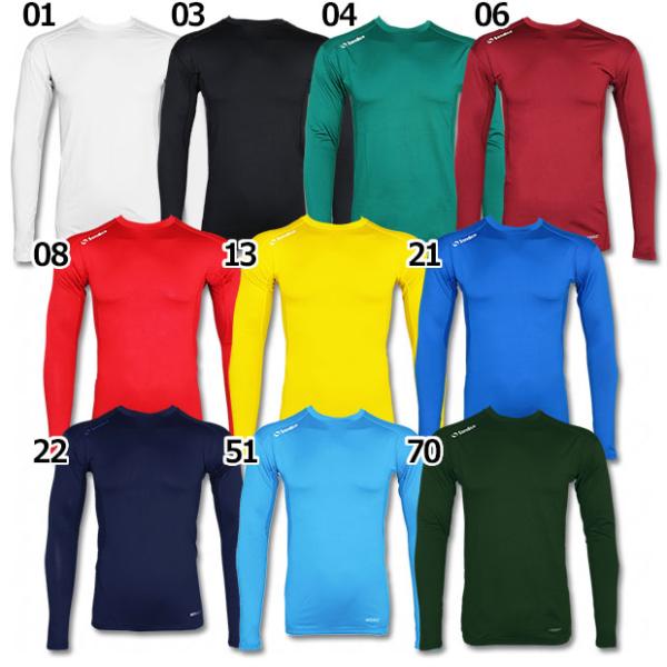 ソンディコ、大人/メンズ用インナーシャツ。イギリスの伝統あるサッカー専門ブランド・ソンディコのロングスリーブベースレイヤーシャツ。クルーネック仕様。モデル：2024年秋冬