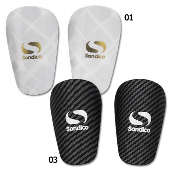 ソンディコ、シンガード。イギリスの伝統あるサッカー専門ブランド・ソンディコのサッカーレガース。レディースやジュニアにも対応した小型シンガード。サイズ：F(約9.8×6.0cm)質量：約13gモデル：2025年秋冬