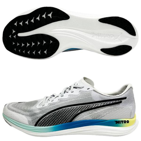 爆買!! プロピオ ニトロ　プーマホワイト　【PUMA|プーマ】ランニングシューズ311428-07