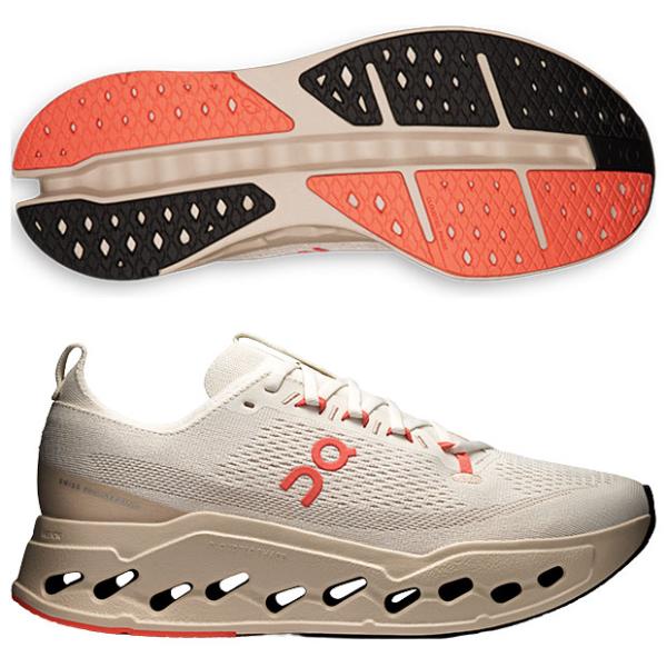 Cloudsurfer Max クラウドサーファー マックス オン ランニング　アイボリー×サーモン　【On|オン】ランニングシューズ3mf30433
