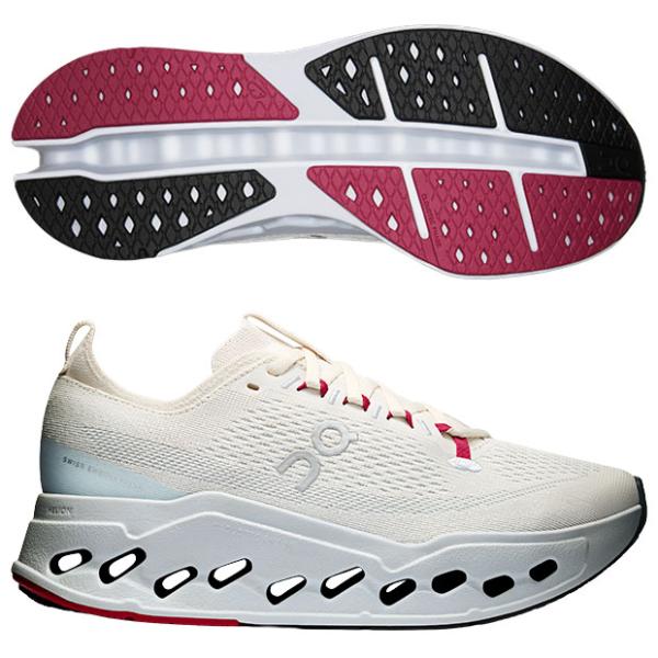 レディース Cloudsurfer Max クラウドサーファー マックス オン ランニング　アイボリー×アークティック　【On|オン】ランニングシュー