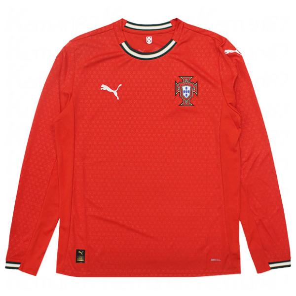 01-03ポルトガル競技チーム28番長袖ユニフォーム（L） PUMA ポルトガル代表 2025 ホーム 長袖レプリカユニフォーム