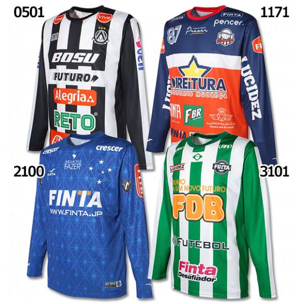 ブラジル発のブランド・フィンタ、大人/メンズ用プラクティスシャツ。フットボールカルチャー色の強い「カルチャー」カテゴリ、歴代のサプライヤーを務めたチームユニフォームを現代デザインへ再解釈したレコルダーレシリーズのロングスリーブシャツ。往年の...