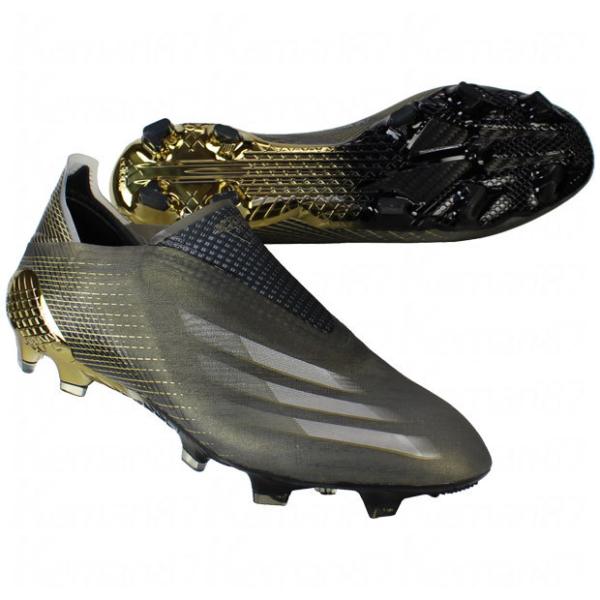 adidas エックス ゴースト+ FG コアブラック×シルバーメタリック