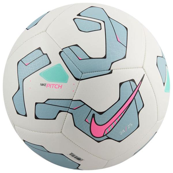 ナイキ、サッカーボール5号球。毎日の練習におすすめの耐久性に優れたボール。ボールを目で追いやすいコントラストの効いたグラフィックを採用。◆ポリウレタン100％◆5号球(中学生〜大人用)◆ホワイト×オーシャンキューブ×ピンクブラストモデル：2...