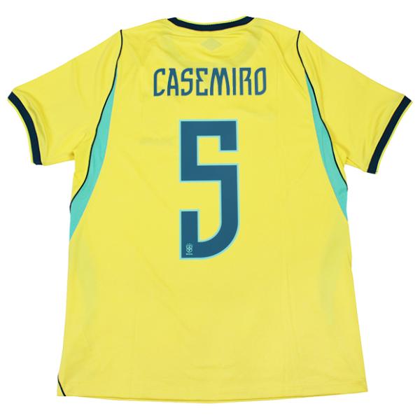 ブラジル代表 2026 ホーム 半袖レプリカユニフォーム 5.カゼミーロ 【NIKE|ナイキ】ナショナルチームレプリカウェアーif7054-724-5