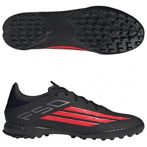  JR8977 サッカーシューズ 26サイズ adidas（アディダス） F50 LEAGUE TF コアブラック×ルシッドレッド
