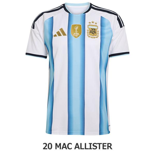 アルゼンチン代表 2026 ホーム 半袖レプリカユニフォーム 20.マック・アリスター 【adidas|アディダス】ナショナルチームレプリカウェアーj