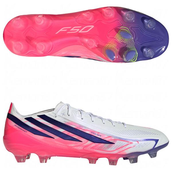 爆買!! F50 HYPERFAST ELITE HG/AG ジャパン　フットウェアホワイト×ソーラーパープル　【adidas|アディダス】サッカースパイクkk