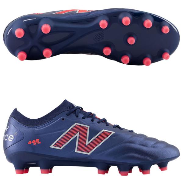 爆買!! 442 V2 ELITE HG D　ネイビー×レッド　【NewBalance|ニューバランス】サッカースパイクms41hep2d