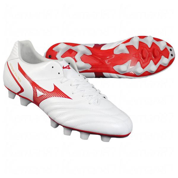 スパイク／サッカー・ラグビー用／ミズノ／27.0／白／P1GA210462／新品 MIZUNO モナルシーダ NEO 2 SW ホワイト×レッド 【MIZUNO|ミズノ