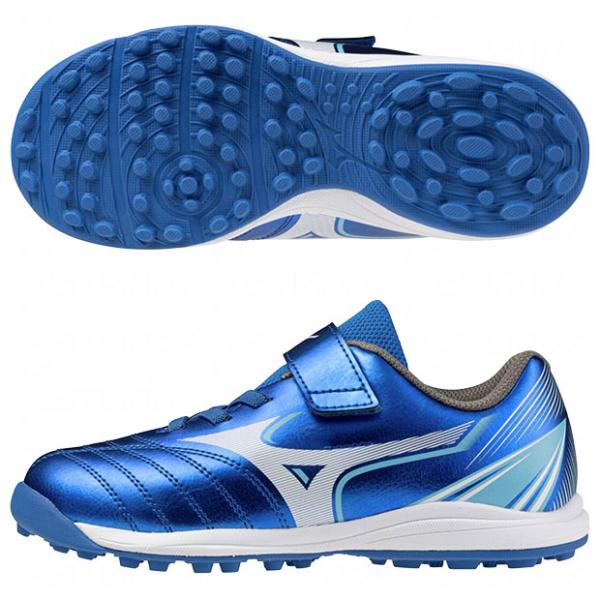ジュニア アレゴール SB AS ブルー×ホワイト 【MIZUNO|ミズノ】サッカーフットサルジュニアトレーニングシューズp1ge262801