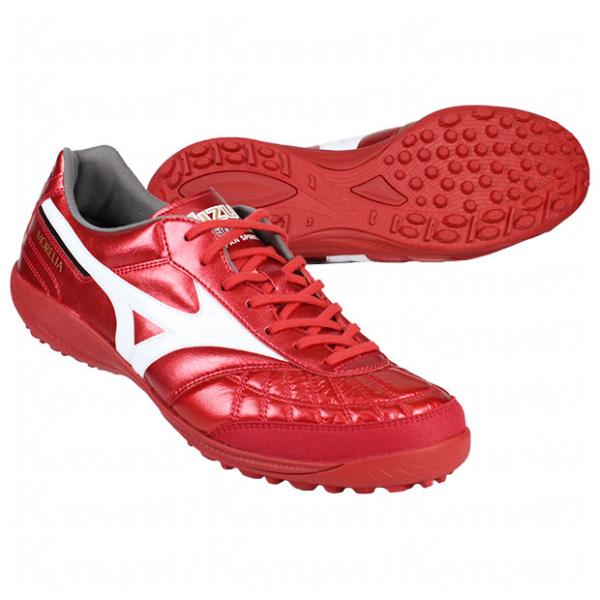 Mizuno モレリアサッカーシューズ ホワイト/レッド完売商品 MIZUNO（ミズノ） モレリア SALA JAPAN TF ルビーレッド×ホワイト