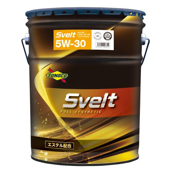 SUNOCO ( スノコ ) エンジンオイル Svelt ( スヴェルト ) エステル配合 5W-30 20L